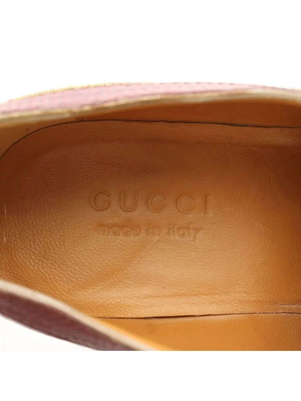 Gucci Dragon Embroidery Leather Shoes Dress Pattern 8 Brown